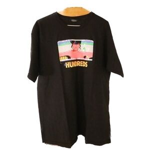 THE HUNDREDS Black  Graphic Tee size Large